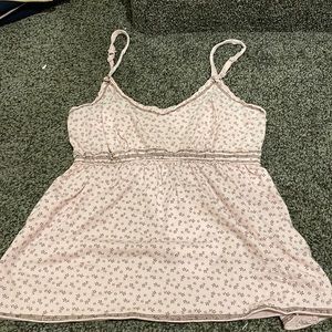 Floral pattern tank top- size XS-S